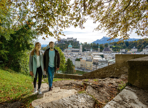 Blick auf die Altstadt von Salzburg