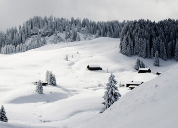 Winterlandschaft im Salzkammergut